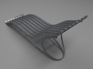 terrace seat 3Dモデル