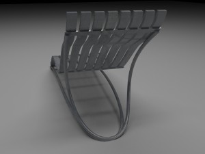terrace seat 3Dモデル