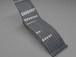 terrace seat 3Dモデル