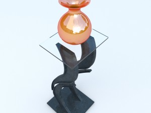 steel pedestal 3D Model
