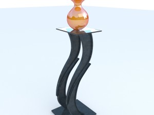 steel pedestal 3D Model