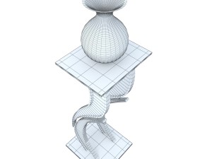 steel pedestal 3D Model