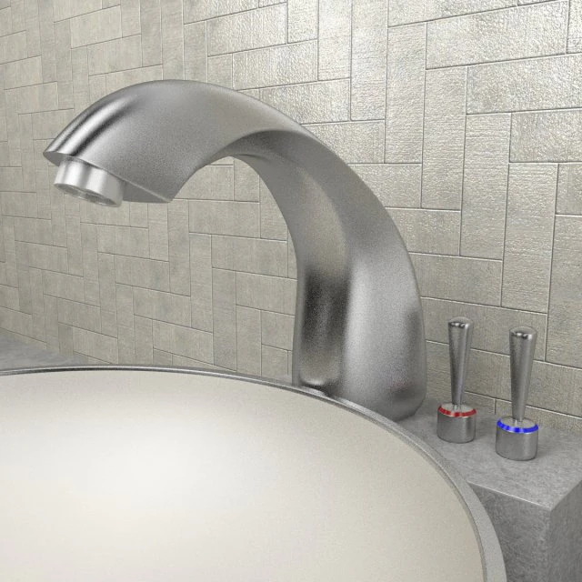 bathroom fittings 3D Model .c4d .max .obj .3ds .fbx .stl .blend