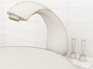 bathroom fittings 3D Model