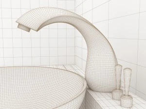 bathroom fittings 3D Model