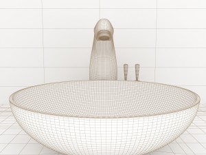 bathroom fittings Modello 3D