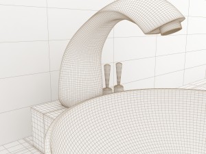bathroom fittings Modello 3D