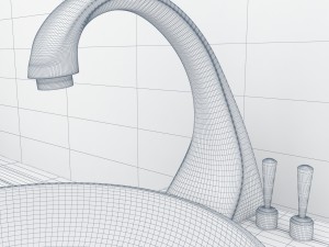 bathroom fittings new Model 3D