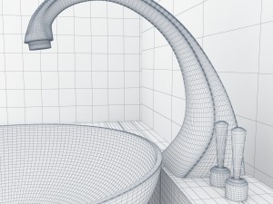 bathroom fittings new Model 3D