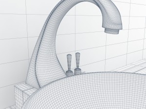 bathroom fittings new Model 3D