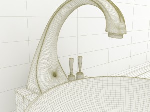 bathroom fittings interior Modelo 3D