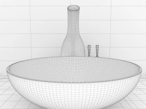 bathroom fittings interior new 3D Model