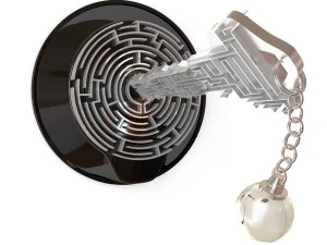 labyrinth key 3D Model