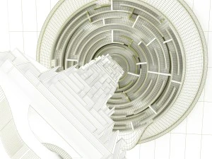 labyrinth key 3D Model