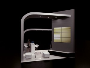 stand fair exhibitor 3D 모델