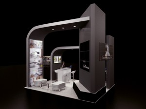 stand fair exhibitor 3D 모델