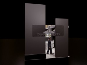 stand fair exhibitor 3D 모델