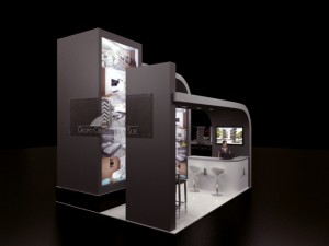 stand fair exhibitor 3D 모델