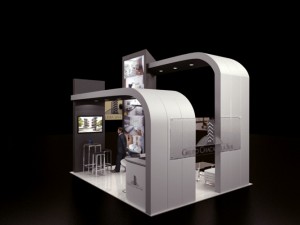 stand fair exhibitor 3D 모델