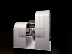 stand fair exhibitor 3D 모델