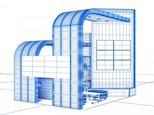 stand fair exhibitor 3D 모델
