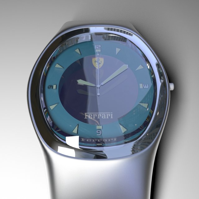 metal wrist watch 3D मॉडल .c4d .max .obj .3ds .fbx .stl .blend 