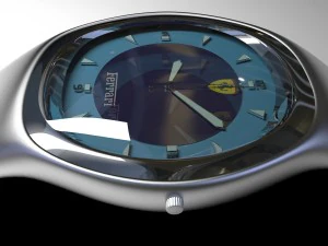 metal wrist watch 3D Model