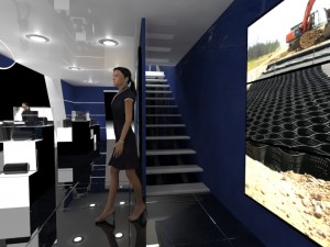 exhibition stand of 2 levels 3D 模型