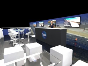 exhibition stand of 2 levels 3D 模型