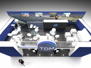 exhibition stand of 2 levels 3D 模型