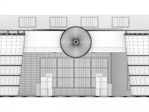 exhibition stand of 2 levels 3D 模型