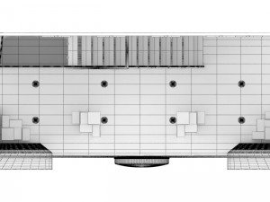 exhibition stand of 2 levels 3D 模型