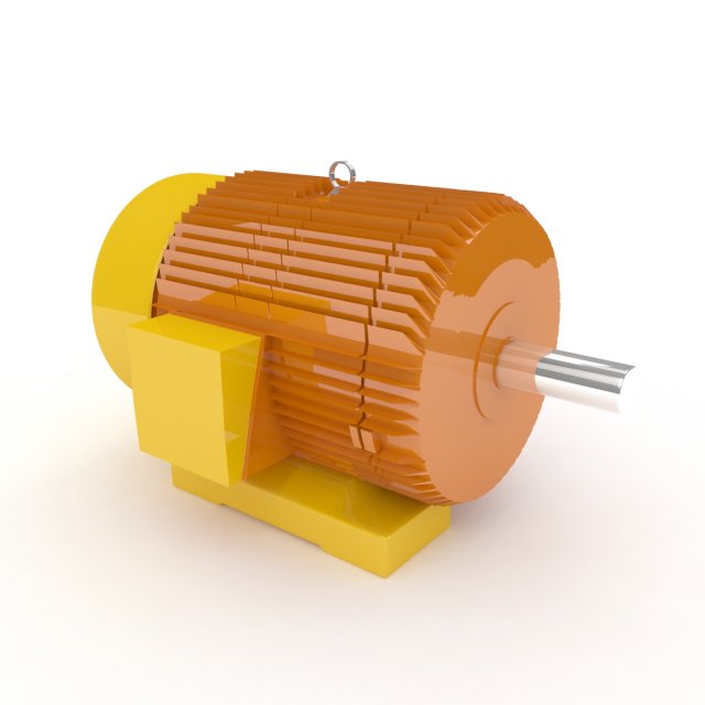 electric motor 3D 모델 .c4d .max .obj .3ds .fbx .stl .blend 