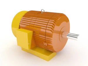 motor el&eacute;trico Modelo 3D