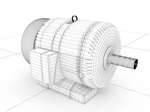 electric motor 3D Model