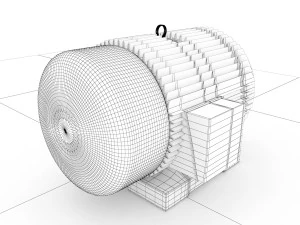 electric motor 3D Model