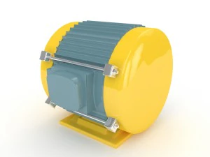 motor el&eacute;trico Modelo 3D