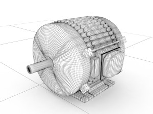 electric motor 3D 모델