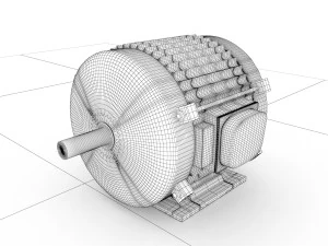 electric motor 3D Model