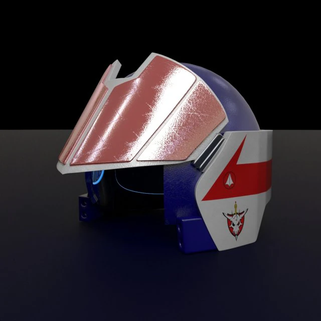 helmet macross 3D Model .c4d .max .obj .3ds .fbx .stl .blend