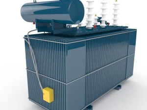 mesin tegangan tinggi Model 3D