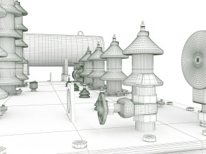 high voltage machine Modello 3D