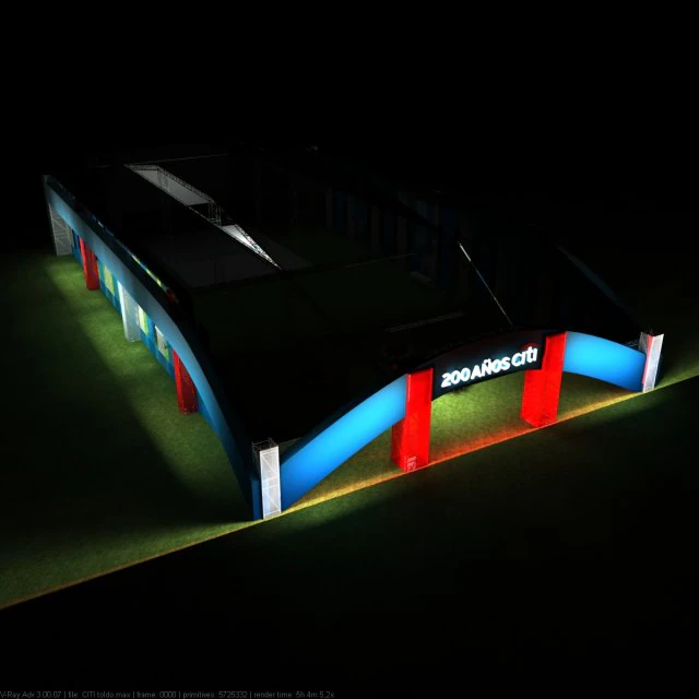 awning for giant event 3D Model .c4d .max .obj .3ds .fbx .stl .blend