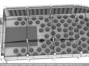 awning for giant event 3D Model