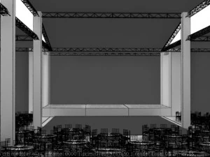 awning for giant event 3D Model