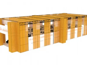 meyve fuarı i&ccedil;in tente 3D Model