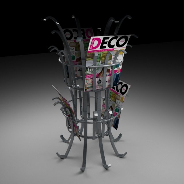 magazine type cup Modelo 3D .c4d .max .obj .3ds .fbx .stl .blend 