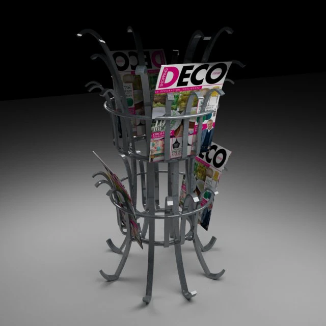 magazine type cup 3D Model .c4d .max .obj .3ds .fbx .stl .blend