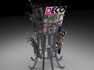magazine type cup 3D Model