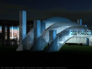 awning for giant 3D 모델